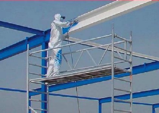 運城鋼結構構件油漆的噴涂，防腐防火都不能少